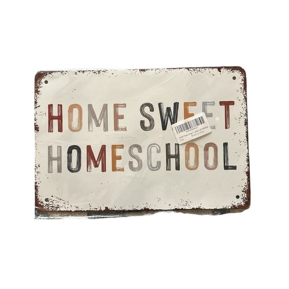 Other - Tin Wall Decor Home School *Firm*